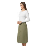 Saia Midi Verde Oliva - Imagem 5