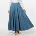 Saia Plissada Azul Serenity - Imagem 2