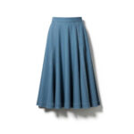 Saia Plissada Azul Serenity